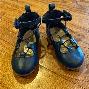 Size 4 carter’s navy blue flats